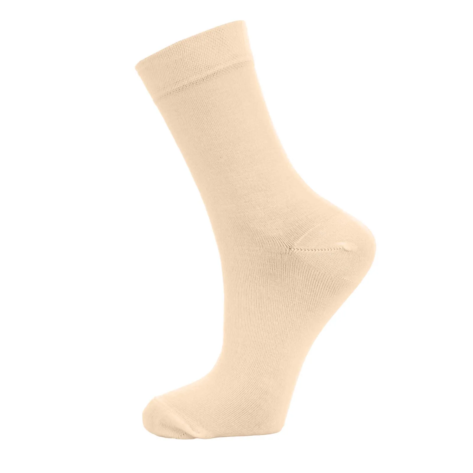 Natural Bamboo Socks 6 Pairs Antibiotic Business Crew Socks for Men and Women