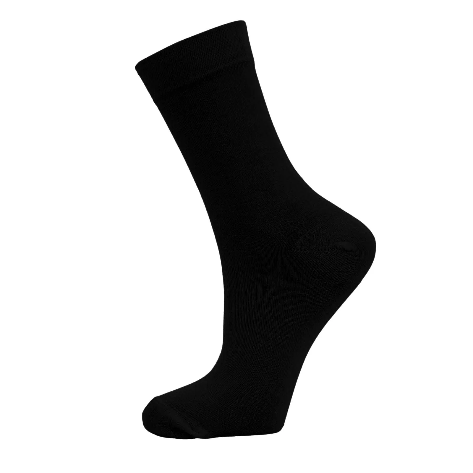 Natural Bamboo Socks 6 Pairs Antibiotic Business Crew Socks for Men and Women
