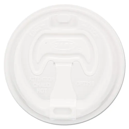 Optima Reclosable Lid, Fits 12 Oz To 24 Oz Foam Cups, White, 100/pack