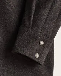 Pendleton Black Brown Wool Shirt