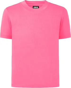 QBK 2T to Youth Neon Shirt Kids UPF 50  Dry Fit Athletic Short Sleeve T Shirts for Boys and Girls