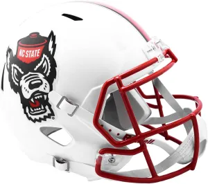 Riddell NCAA North Carolina State Wolfpack Helmet Full Size ReplicaHelmet Replica Full Size Speed Style Tuffy Design, Team Colors, One Size