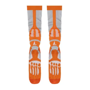 ROA Bones Long Socks Orange RBMW081FA58
