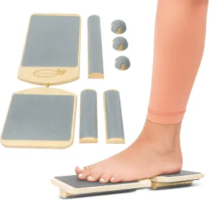Single Leg Footboard Pro Kit - Ankle & Foot Exerciser Strengthener, Physical Therapy for Sprained Ankles, Foot Stretcher for Plantar Fasciitis