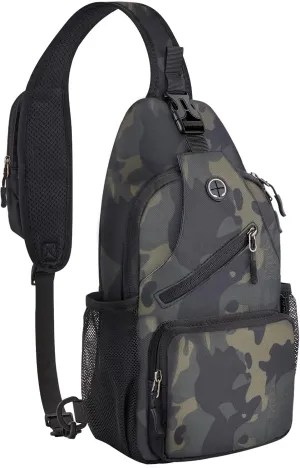 Sling Bag for men Crossbody Shoulder Backpack Chest Bag Travel Hiking Daypack