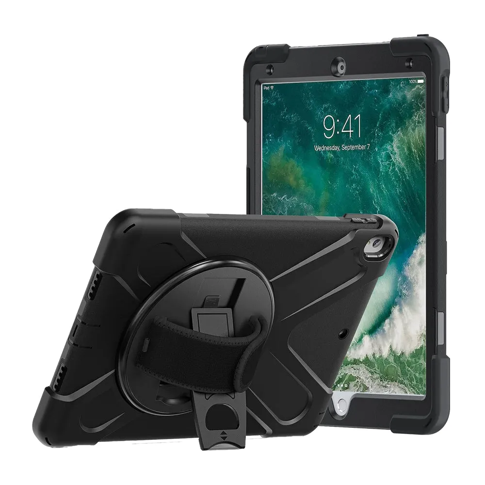 Strike Rugged Case with Hand Strap and Lanyard for Apple iPad Pro 10.5" & iPad Air 3