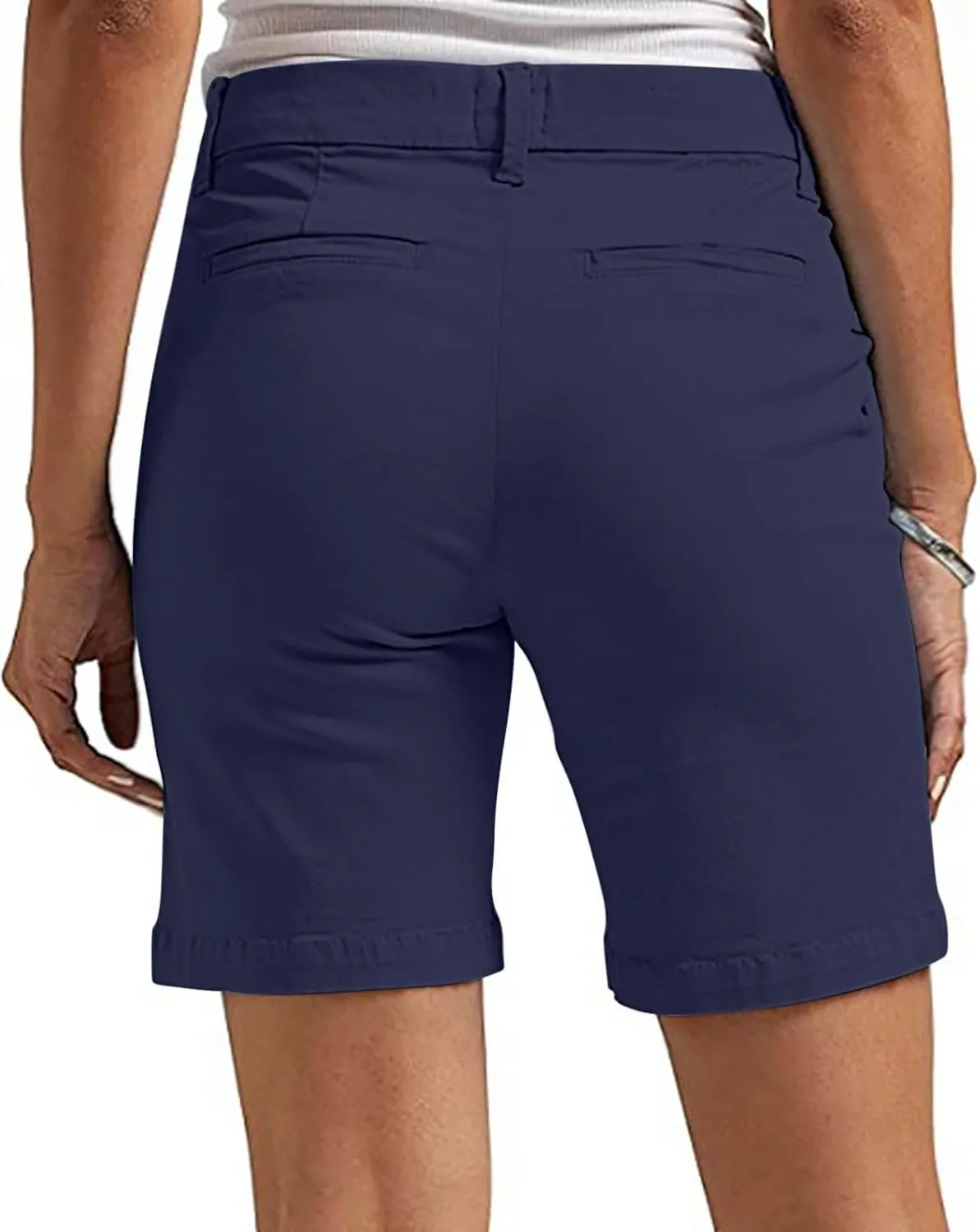 Suit Shorts for Women Stretchy Dressy Casual High Waisted Lounge Short Pants with Pockets Comfy Elagant Work Outfits