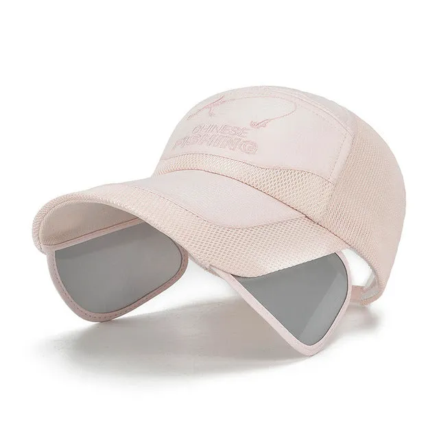 Summer Sun, Wide Brim Hats w/ UV Protective Visor