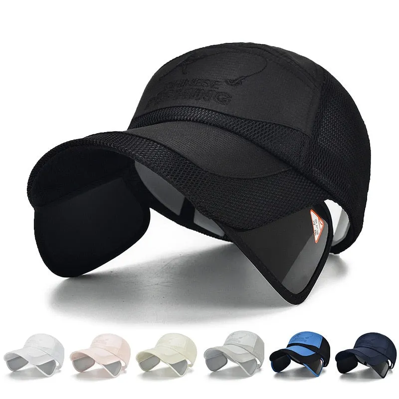 Summer Sun, Wide Brim Hats w/ UV Protective Visor