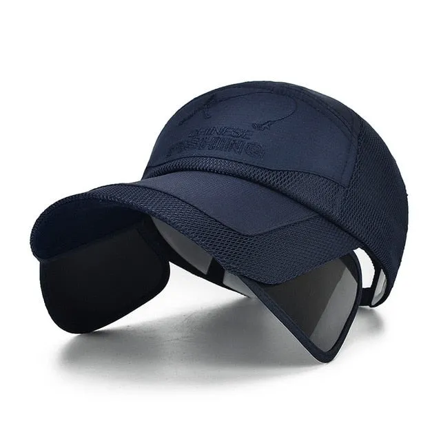 Summer Sun, Wide Brim Hats w/ UV Protective Visor