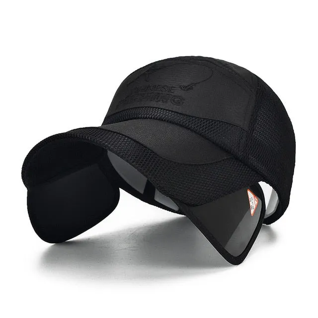 Summer Sun, Wide Brim Hats w/ UV Protective Visor