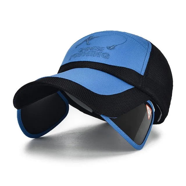 Summer Sun, Wide Brim Hats w/ UV Protective Visor