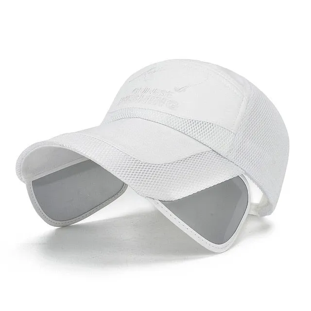 Summer Sun, Wide Brim Hats w/ UV Protective Visor