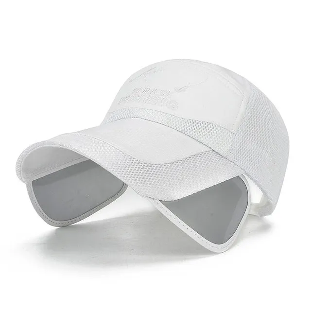 Summer Sun, Wide Brim Hats w/ UV Protective Visor