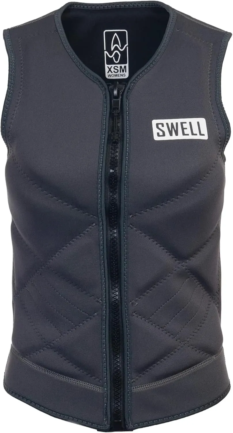 SWELL Wakesurf Womens Neoprene Wakesurf Comp Vest - Designed Exclusively for Wake Surfing, but Great for All Other Watersports Activities!