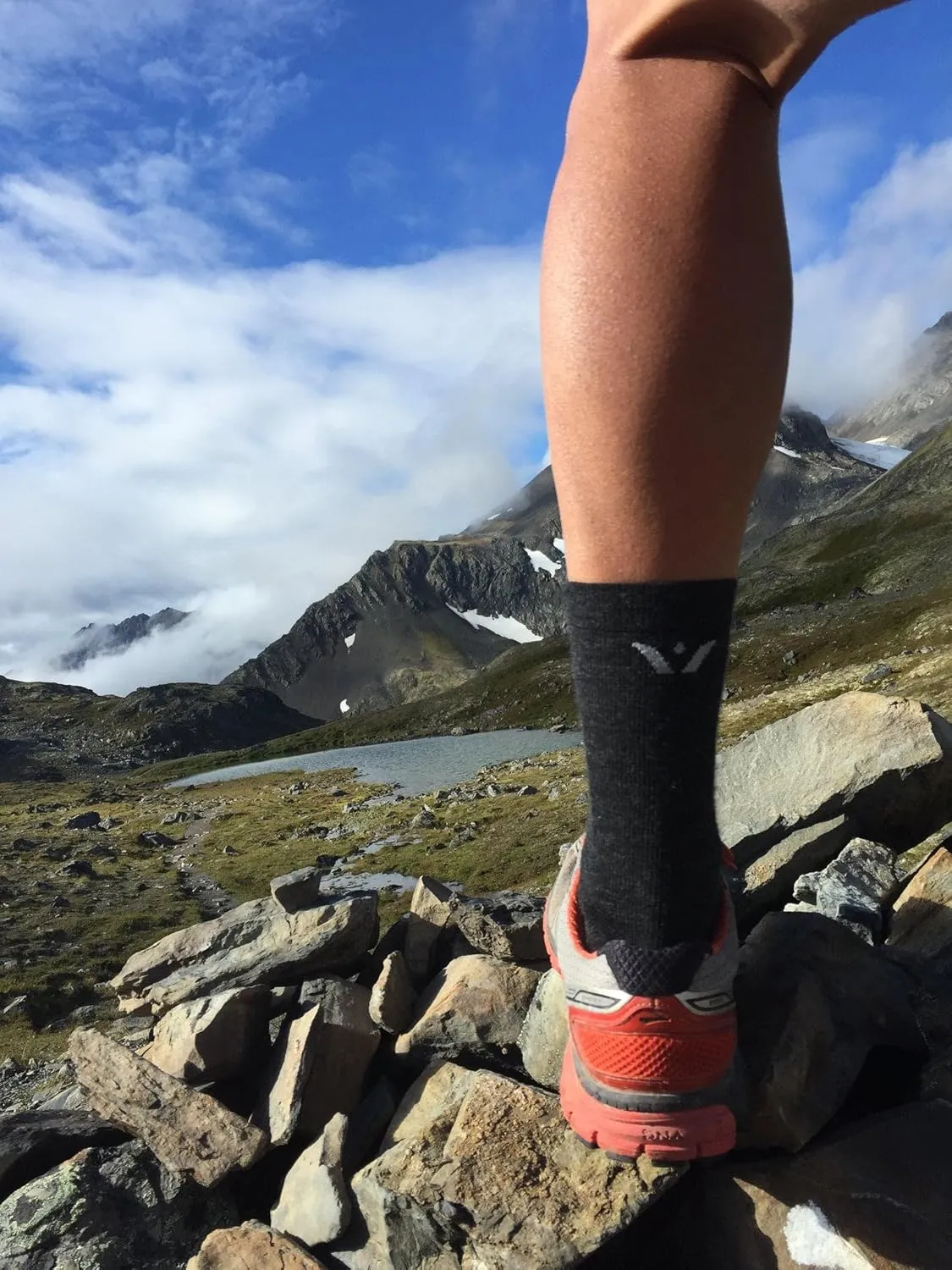 Swiftwick- PURSUIT Crew Hiking & Cycling Crew Socks, Durable, Merino Wool