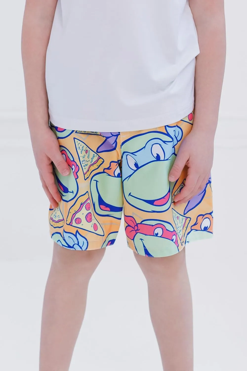 Teenage Mutant Ninja Turtles UPF 50  Swim Trunks Toddler to Big Kid Sizes (3T - 8)