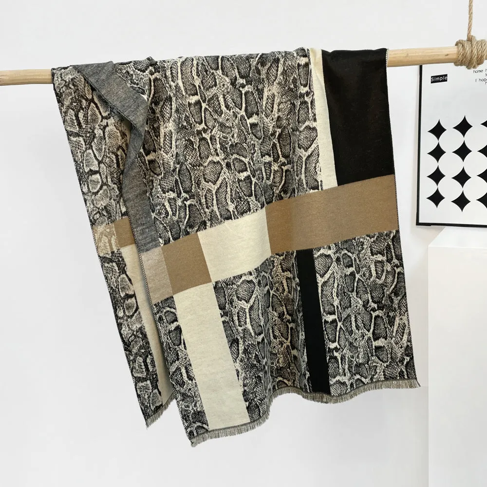 Wholesale Winter Cashmere Versatile Tassel Scarves