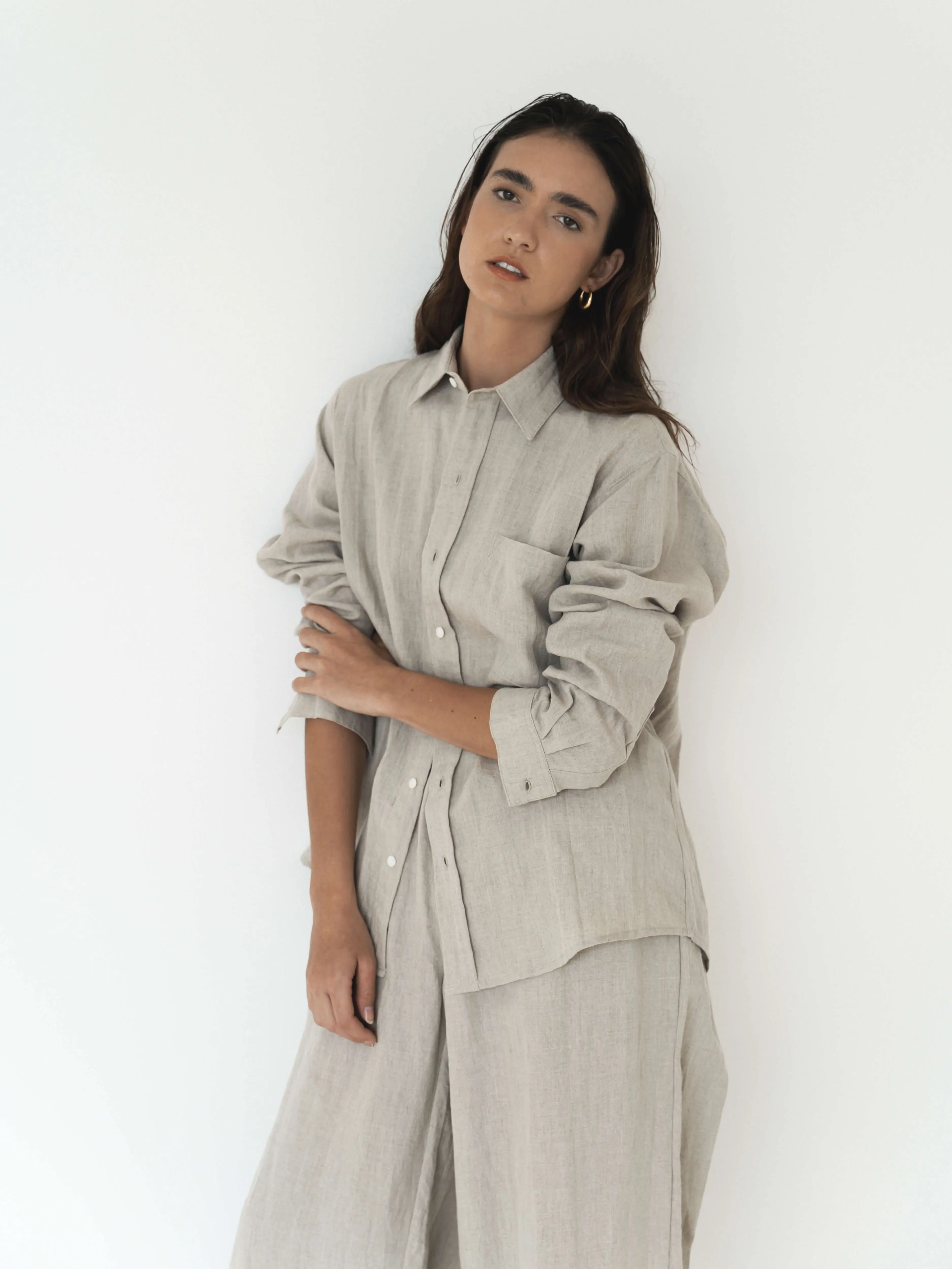 Wide Leg Linen Pants