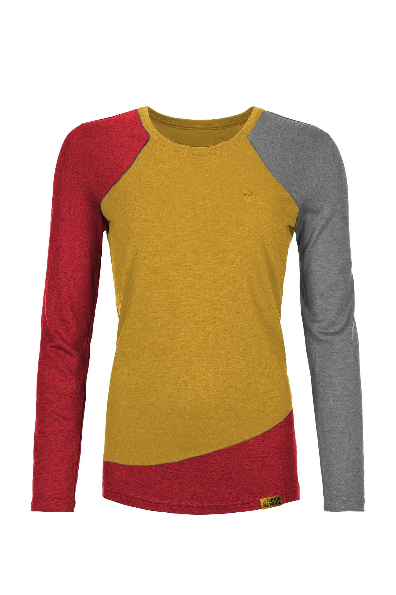 WoodWool Longsleeve Lady Phillippa | Daisy Daze Yellow